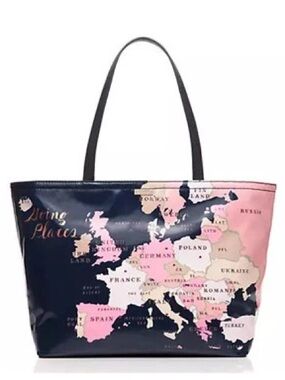 Kate Spade Going Places Map Francis Tote